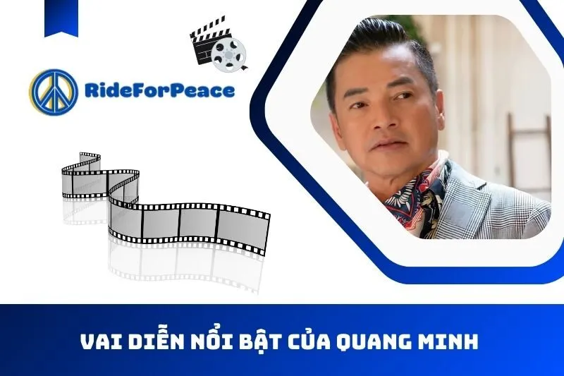 Vai diễn nổi bật của Quang Minh